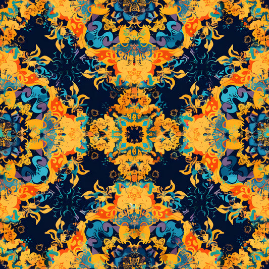 Traditional Najdi Pattern 11 Quilting Cotton Fabric