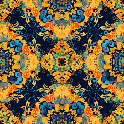 Traditional Najdi Pattern 11 Quilting Cotton Fabric