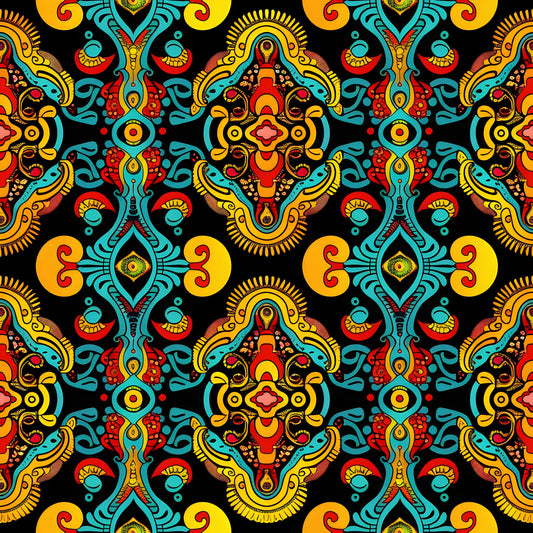 Traditional Najdi Pattern 14 Quilting Cotton Fabric