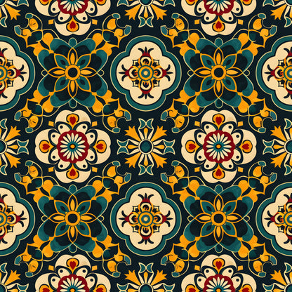 Traditional Najdi Pattern 15 Quilting Cotton Fabric