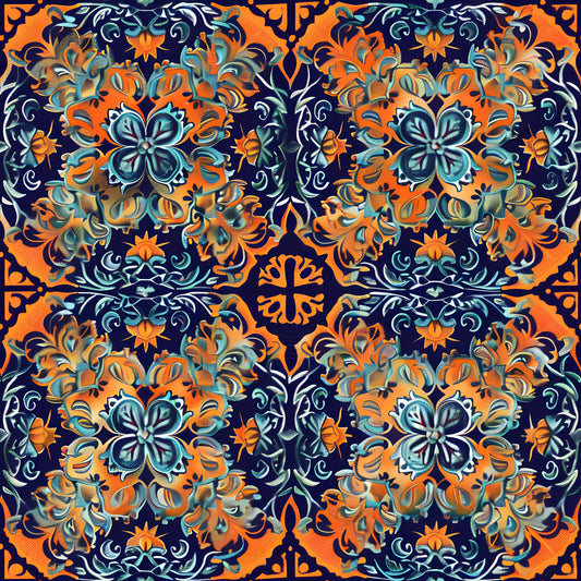 Traditional Najdi Pattern 2 Quilting Cotton Fabric