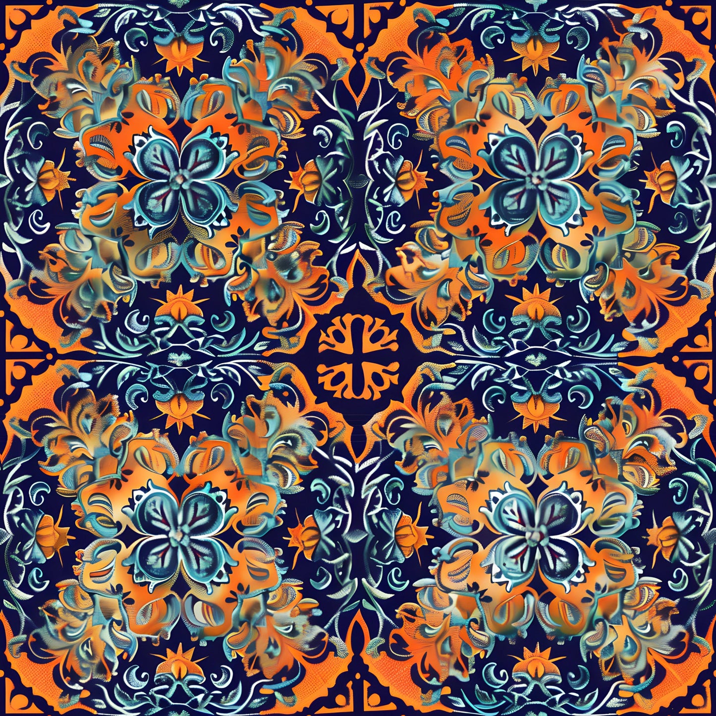 Traditional Najdi Pattern 2 Quilting Cotton Fabric