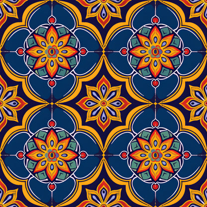 Traditional Najdi Pattern 8 Quilting Cotton Fabric