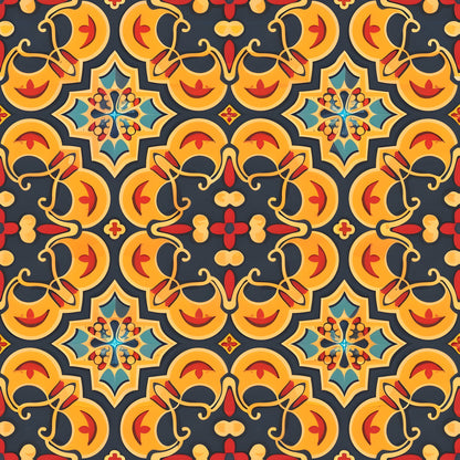 Traditional Najdi Pattern 9 Quilting Cotton Fabric