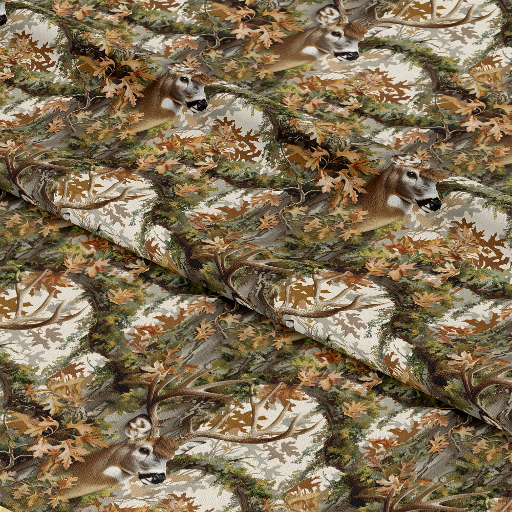 Tree Camouflage Pattern 12 Quilting Cotton Fabric