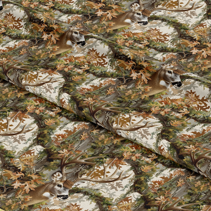 Tree Camouflage Pattern 12 Quilting Cotton Fabric