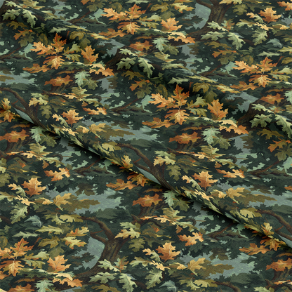 Tree Camouflage Pattern 4 Quilting Cotton Fabric