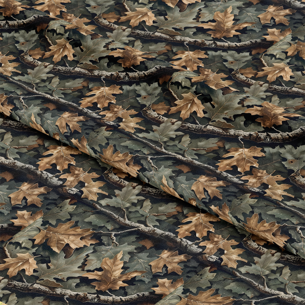 Tree Camouflage Pattern 8 Quilting Cotton Fabric