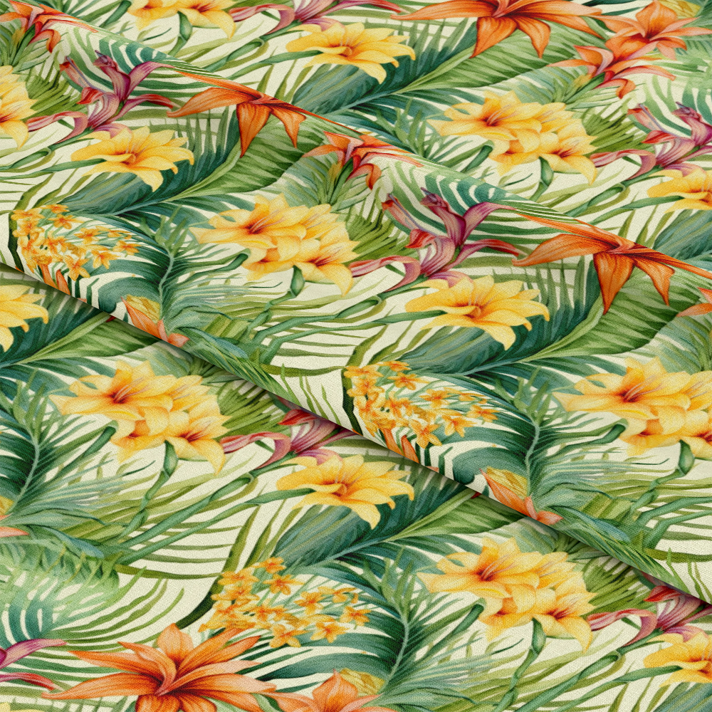 Tropical Flowers Pattern 9 Quilting Cotton Fabric