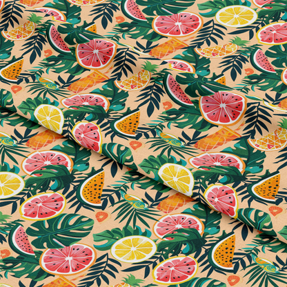 Tropical Summer Beach Pattern 10 Quilting Cotton Fabric