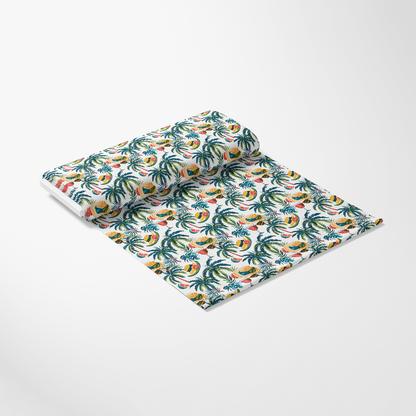 Tropical Summer Beach Pattern 2 Quilting Cotton Fabric