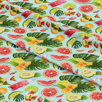 Tropical Summer Beach Pattern 6 Quilting Cotton Fabric