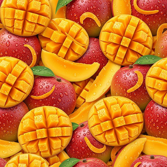 Tropical Fruit Pattern 34 Quilting Cotton Fabric