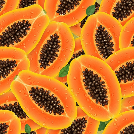Tropical Fruit Pattern 35 Quilting Cotton Fabric
