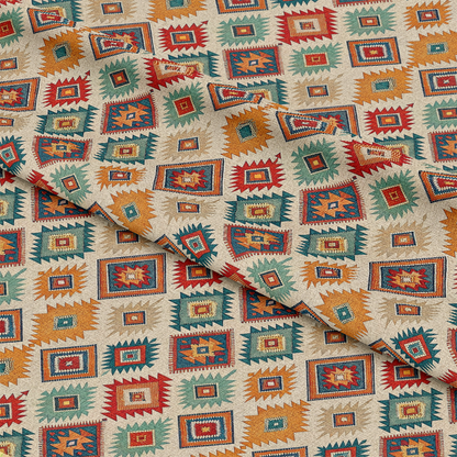 Turkish Kilim Pattern 2 Quilting Cotton Fabric