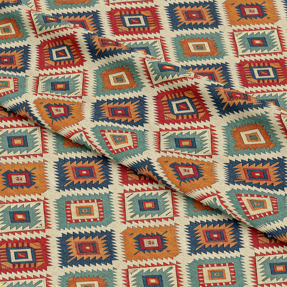 Turkish Kilim Pattern 6 Quilting Cotton Fabric