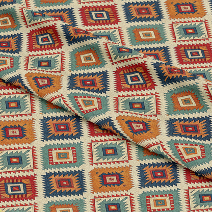 Turkish Kilim Pattern 6 Quilting Cotton Fabric