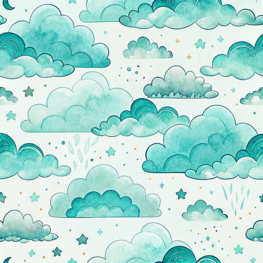 Turquoise Dreams Pattern 11 Quilting Cotton Fabric