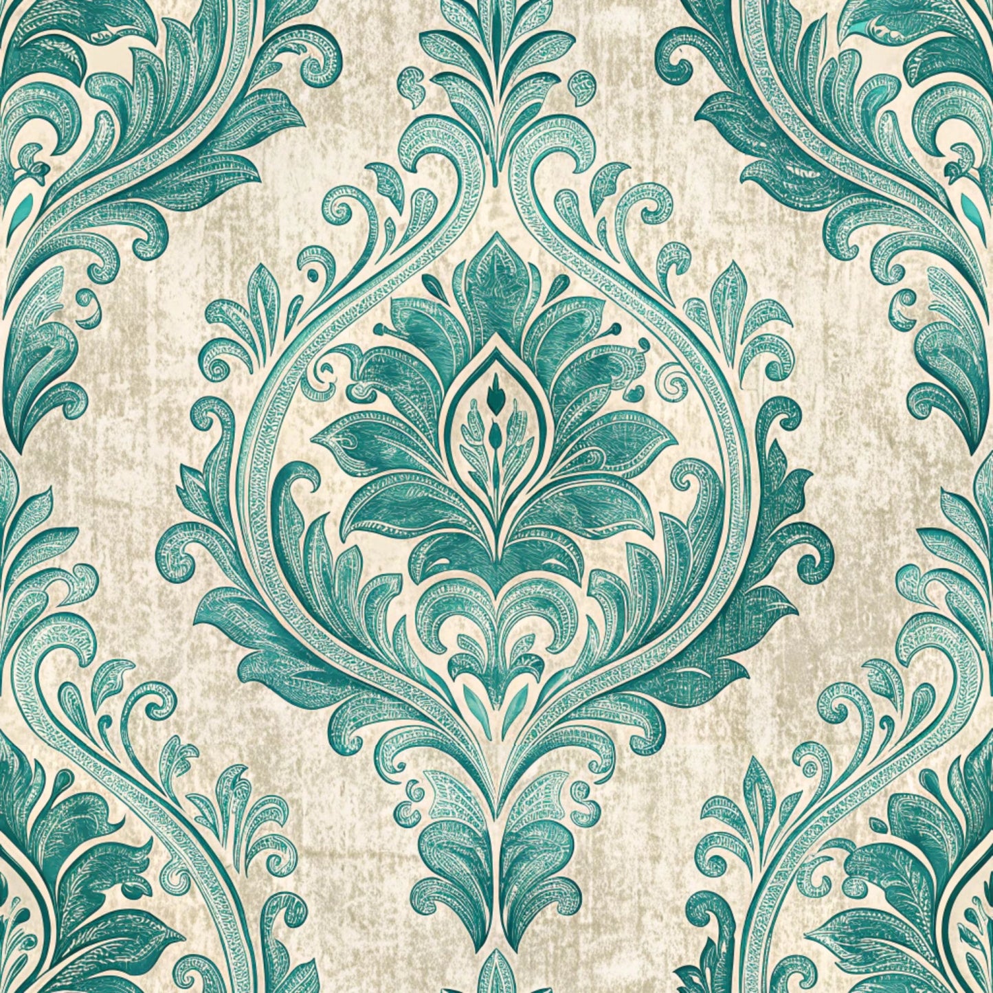 Turquoise Dreams Pattern 15 Quilting Cotton Fabric