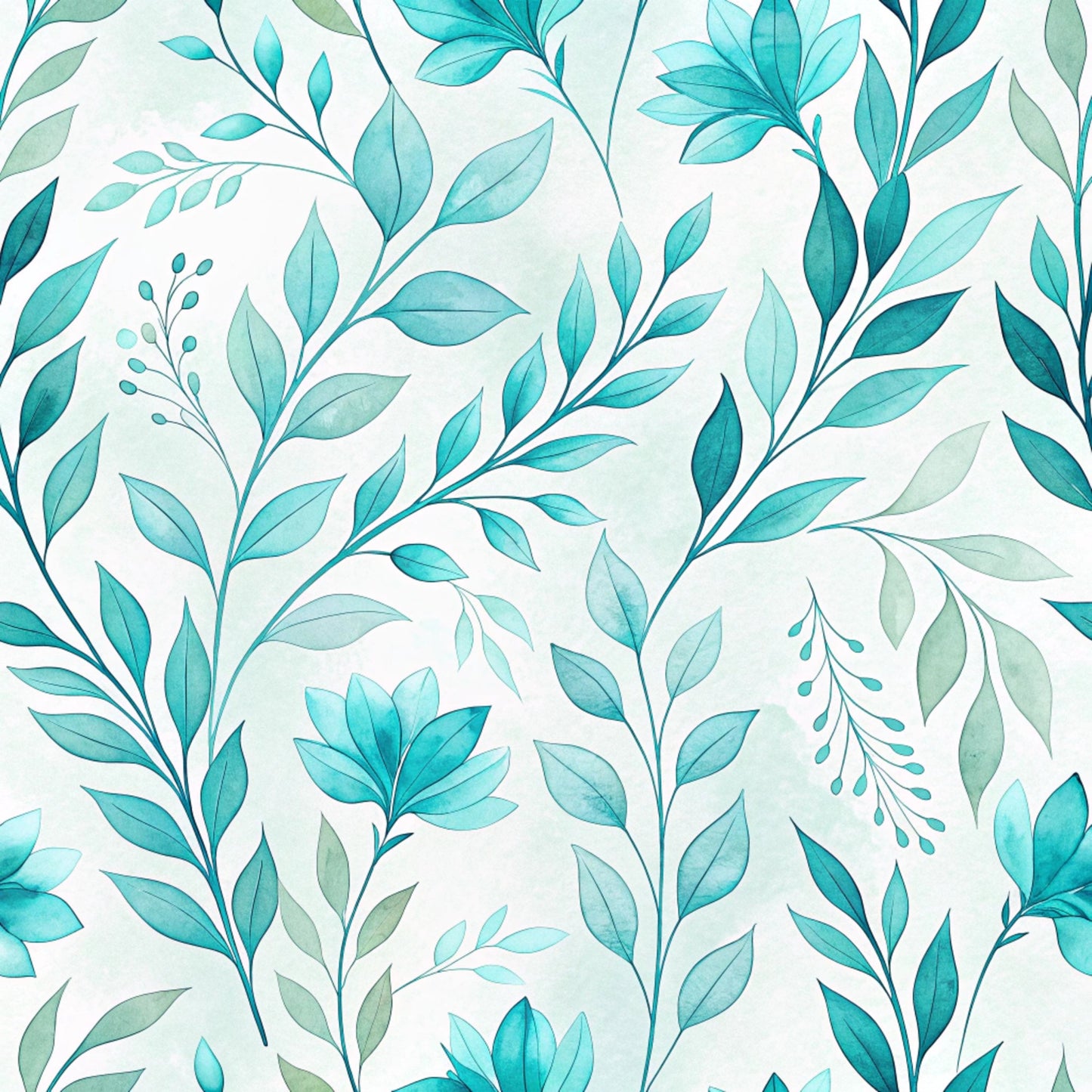 Turquoise Dreams Pattern 16 Quilting Cotton Fabric