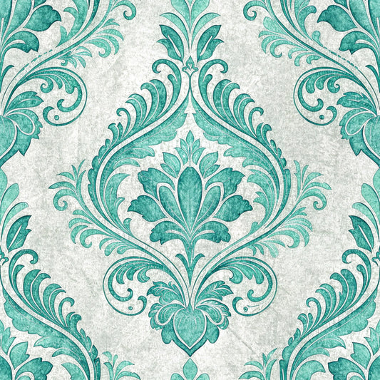 Turquoise Dreams Pattern 2 Quilting Cotton Fabric