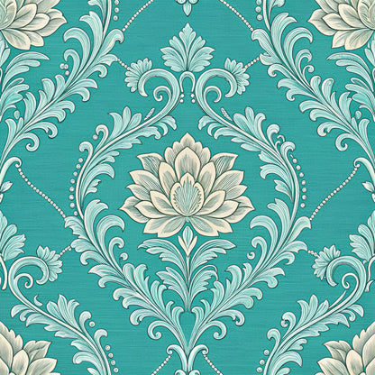 Turquoise Dreams Pattern 22 Quilting Cotton Fabric