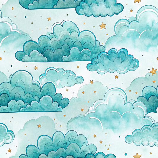 Turquoise Dreams Pattern 24 Quilting Cotton Fabric