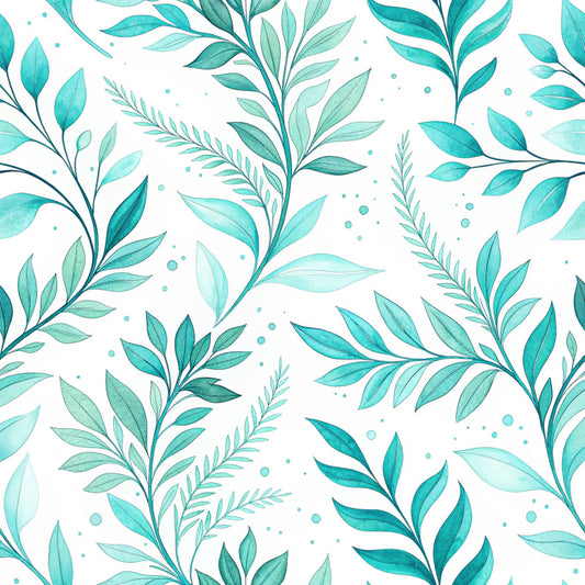 Turquoise Dreams Pattern 3 Quilting Cotton Fabric