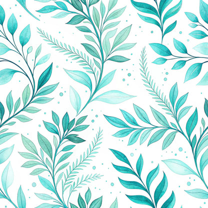 Turquoise Dreams Pattern 3 Quilting Cotton Fabric