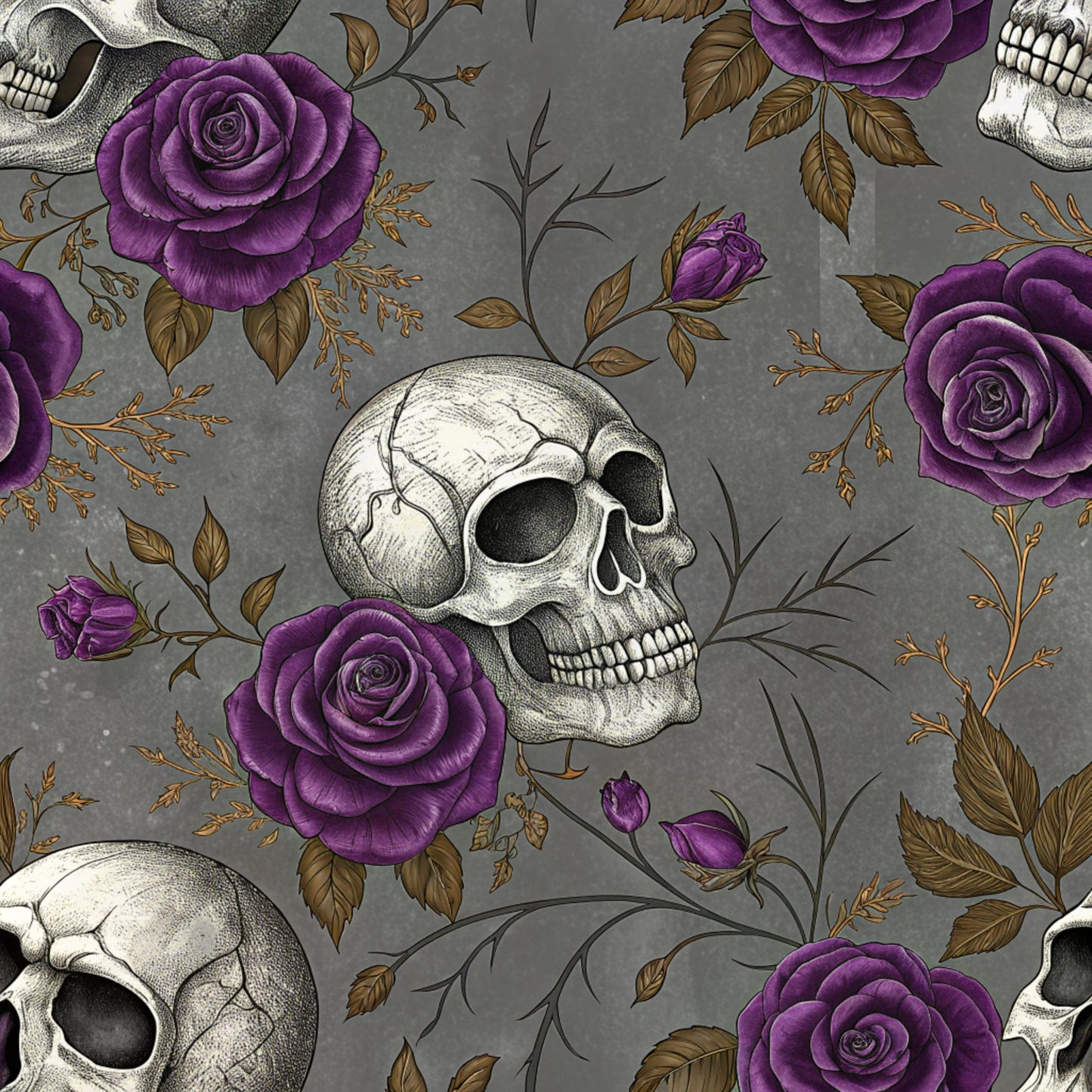Twilight Witch Pattern 12 Quilting Cotton Fabric