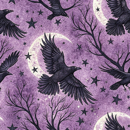 Twilight Witch Pattern 21 Quilting Cotton Fabric