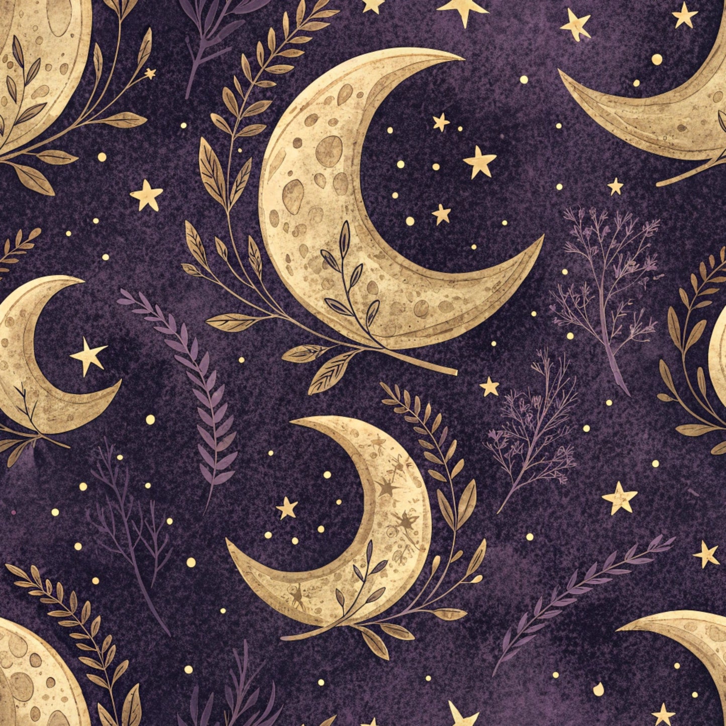 Twilight Witch Pattern 25 Quilting Cotton Fabric