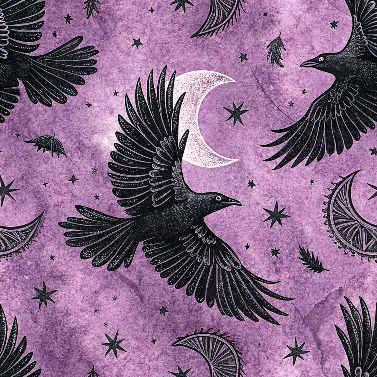Twilight Witch Pattern 26 Quilting Cotton Fabric