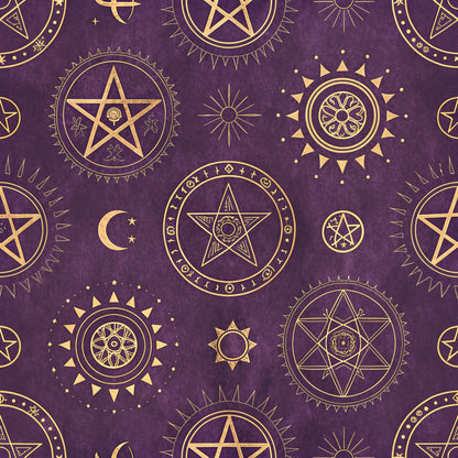 Twilight Witch Pattern 6 Quilting Cotton Fabric