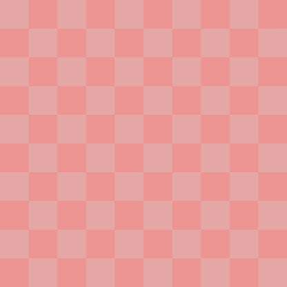 Two Tone Checkered Peach Puff Quilting Cotton Fabric