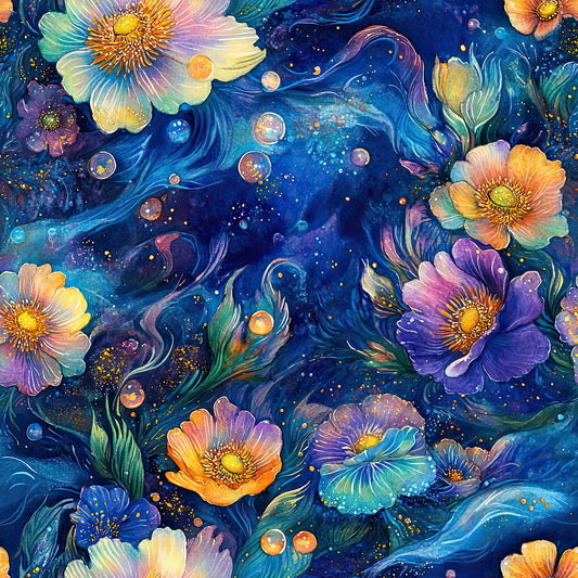 Underwater Dreamscape Pattern 13 Quilting Cotton Fabric