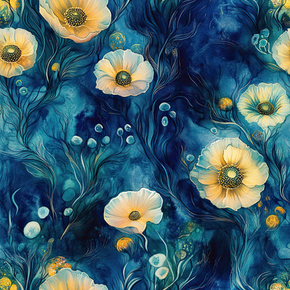 Underwater Dreamscape Pattern 15 Quilting Cotton Fabric