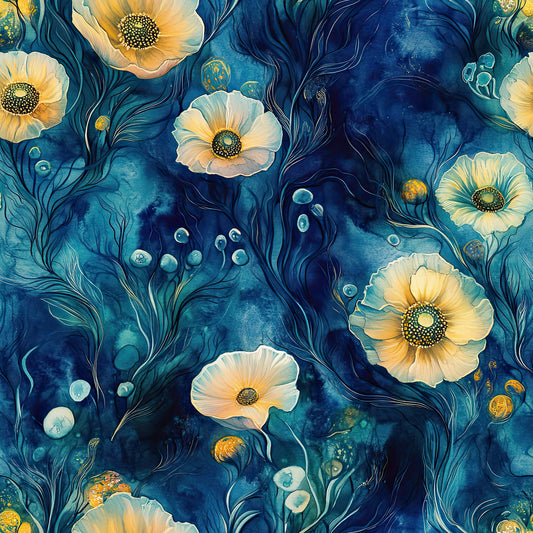 Underwater Dreamscape Pattern 15 Quilting Cotton Fabric