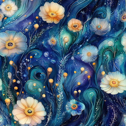 Underwater Dreamscape Pattern 18 Quilting Cotton Fabric