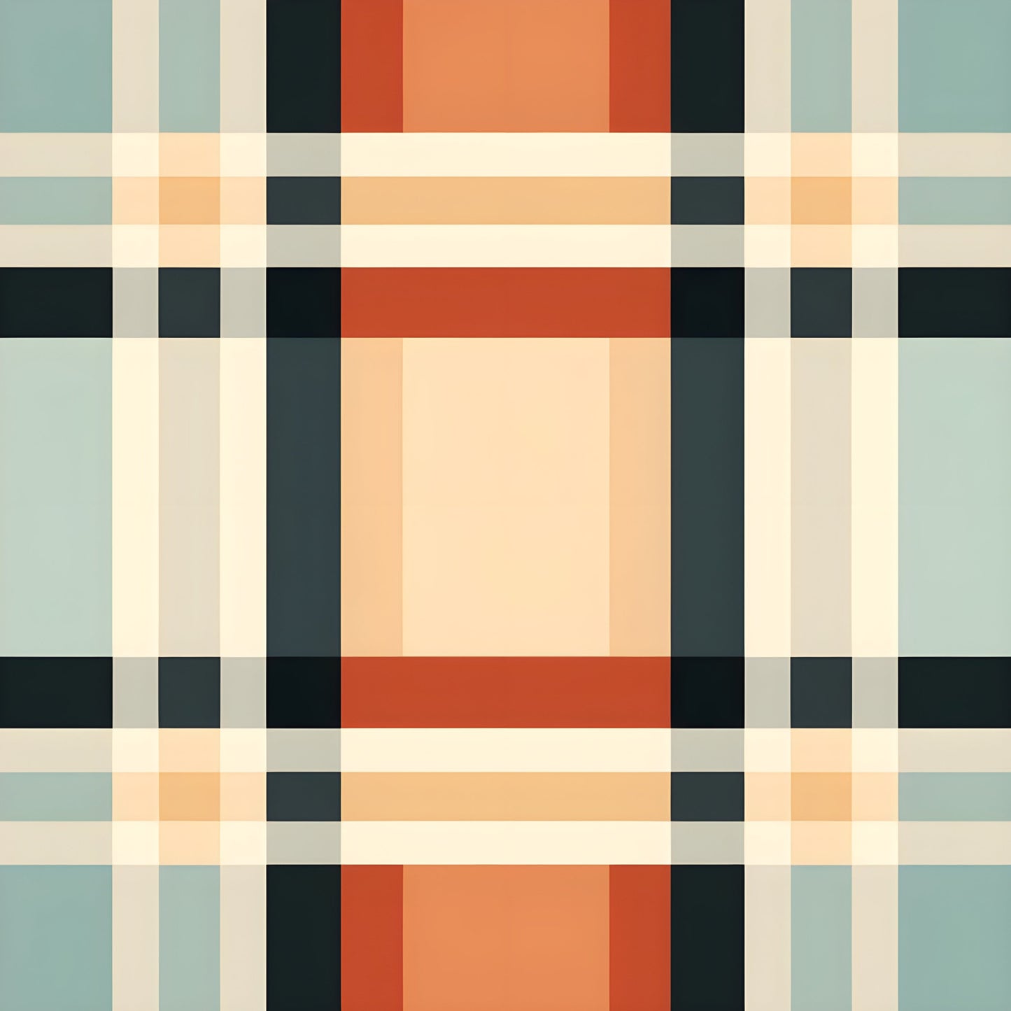 Vibrant Plaid Pattern 4 Quilting Cotton Fabric