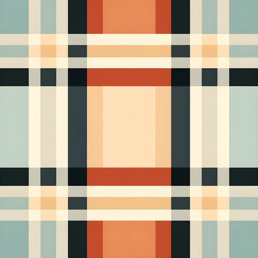 Vibrant Plaid Pattern 4 Quilting Cotton Fabric