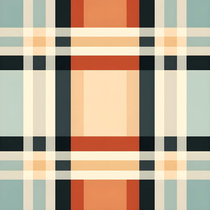 Vibrant Plaid Pattern 4 Quilting Cotton Fabric