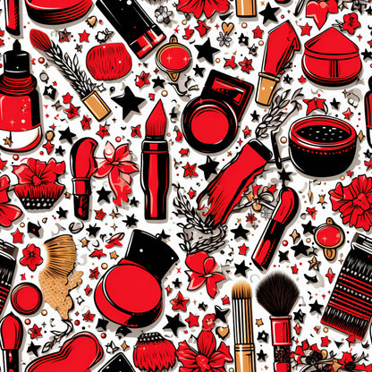 Vibrant Pop Art Beauty Pattern 10 Quilting Cotton Fabric