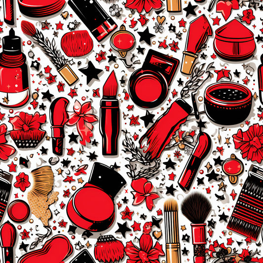 Vibrant Pop Art Beauty Pattern 10 Quilting Cotton Fabric