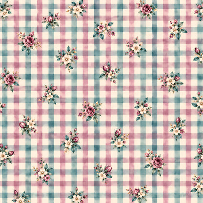 Victorian Garden Romance Pattern 6 Quilting Cotton Fabric