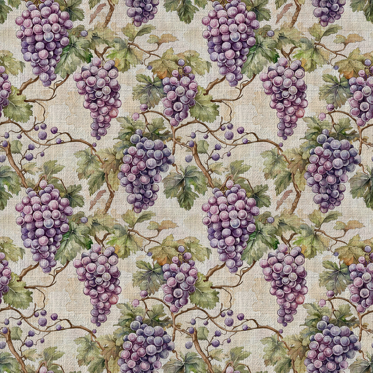 Vineyard Harvest Pattern 4 Quilting Cotton Fabric