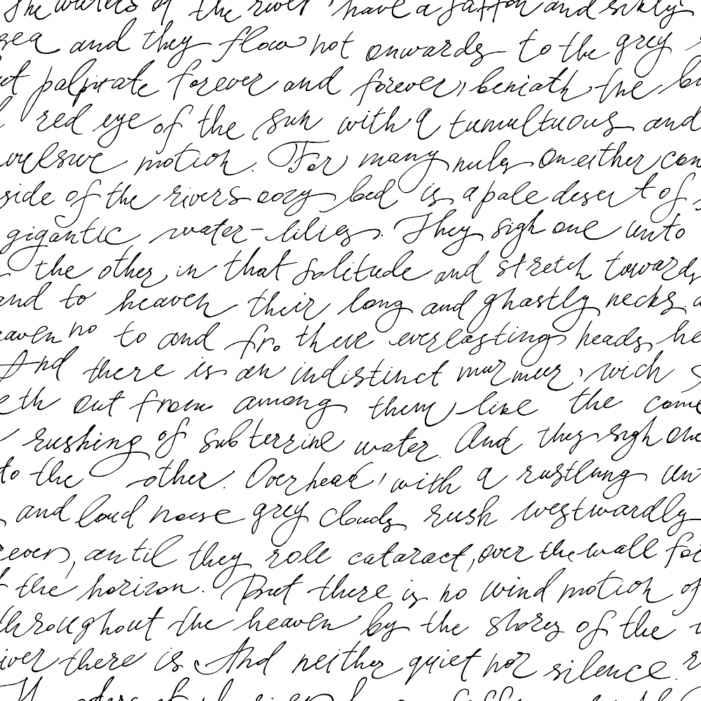 Vintage Handwriting Pattern 11 Quilting Cotton Fabric – FabricMegaStore.com