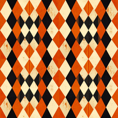 Vintage Midnight Halloween Pattern 21 Quilting Cotton Fabric