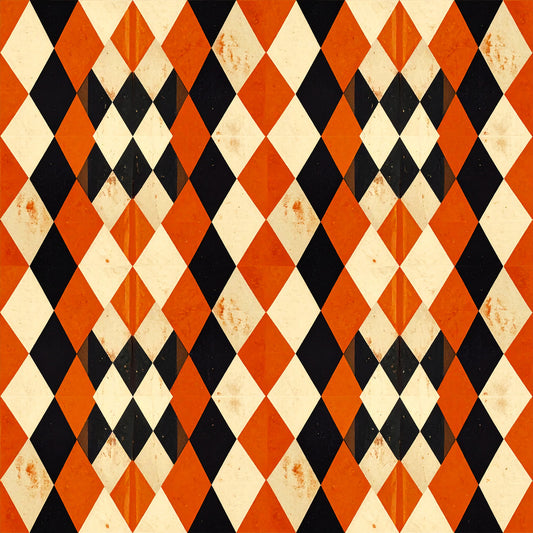 Vintage Midnight Halloween Pattern 21 Quilting Cotton Fabric