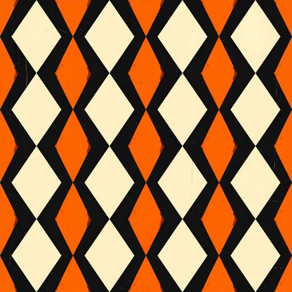 Vintage Midnight Halloween Pattern 22 Quilting Cotton Fabric
